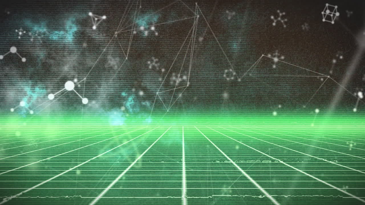 구름 위에서 움직이는 모양의 애니메이션