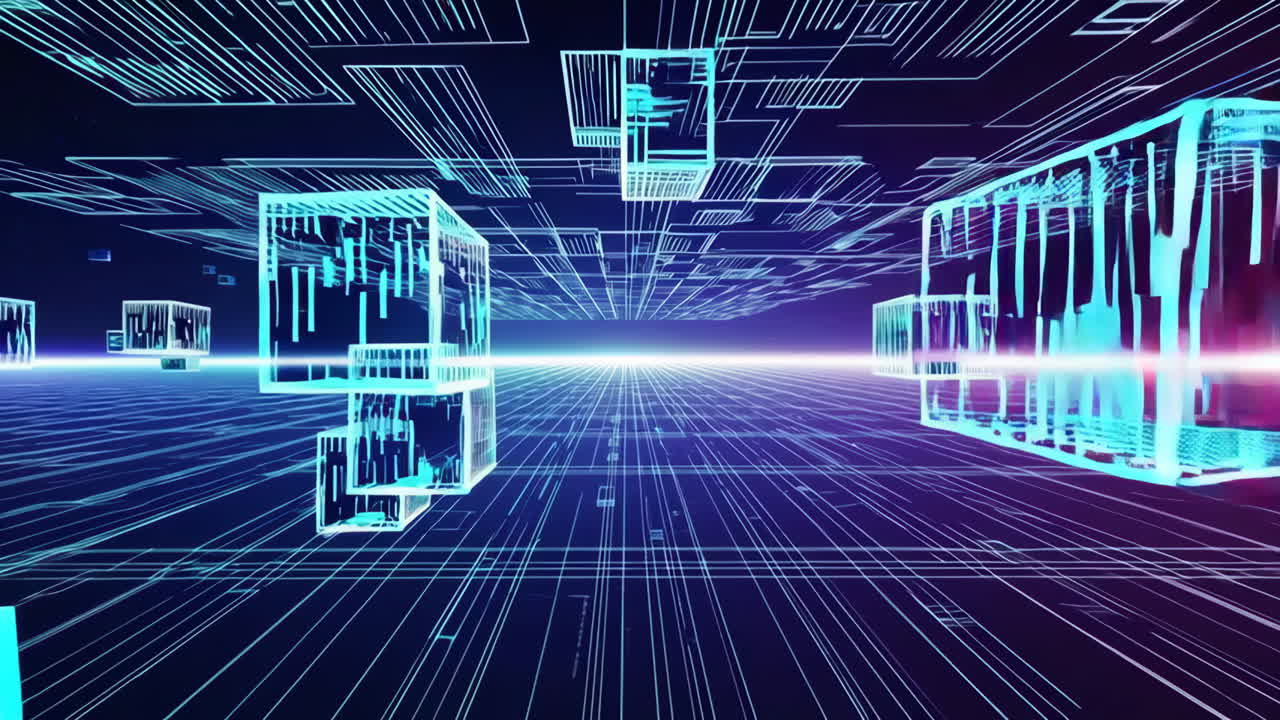 Digital Cyberpunk Cubes