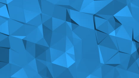 small blue low poly geometric shapes