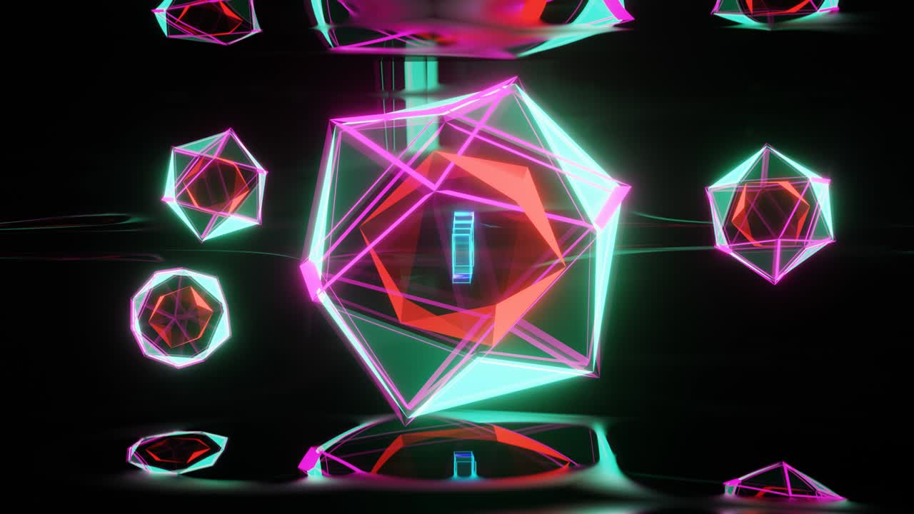 nft 크리스탈 볼 vj 루프 애니메이션