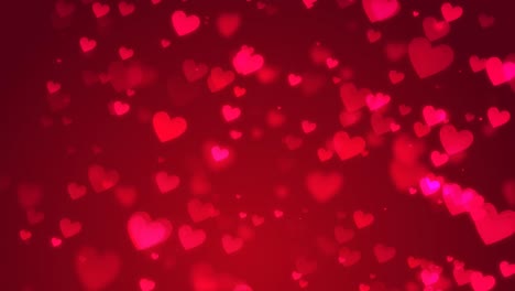 loop able pink hearts abstract valentine background