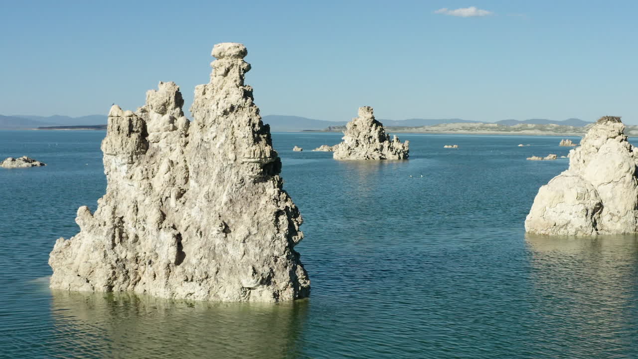 Tufa stalagmite formations at Mono Lake's spectacular State Natural Reserve