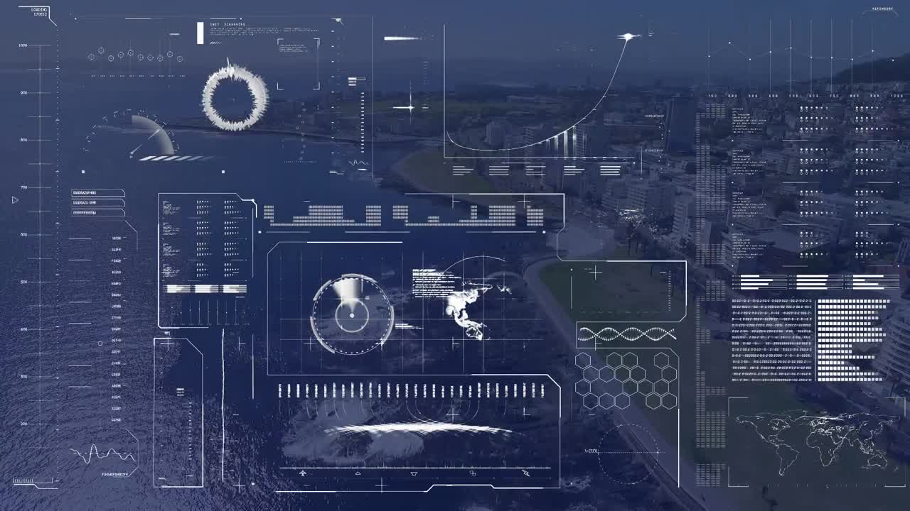 파란색 배경의 데이터 처리