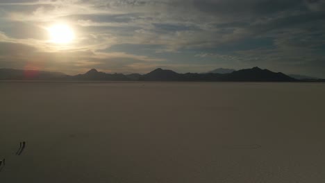 Isolated-Drone-Shots-Over-Bonneville-Salt-Flats