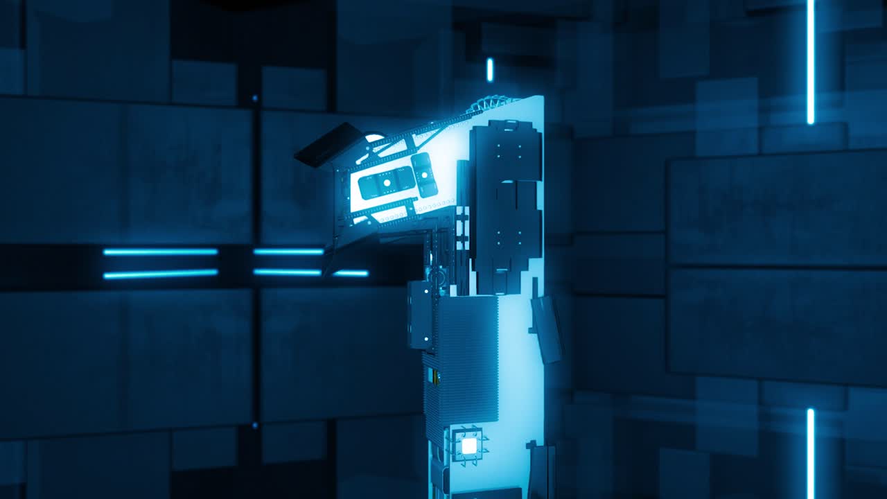 numero 1 disegno futuristico