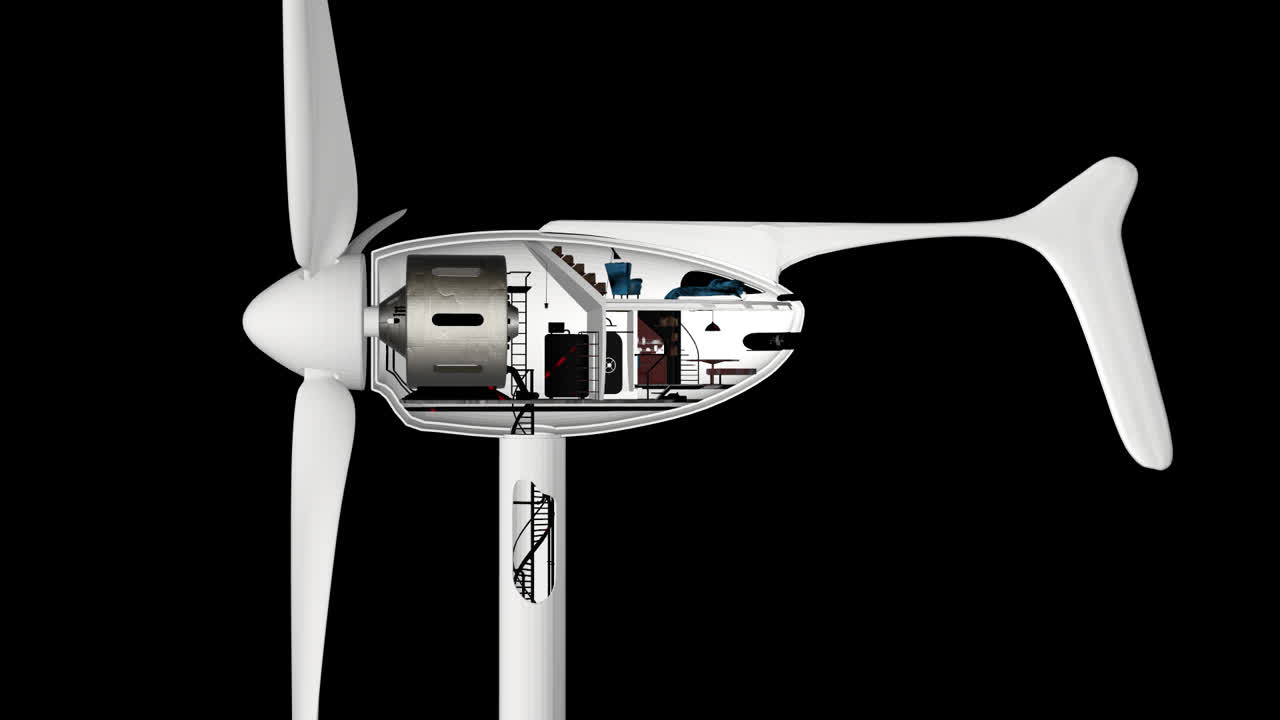 Interior Design of a Wind Turbine