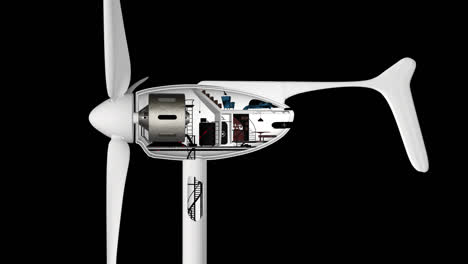 interior design of a wind turbine