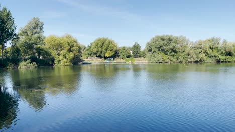 milton lakes are a popular wild swimming location near cambridge
