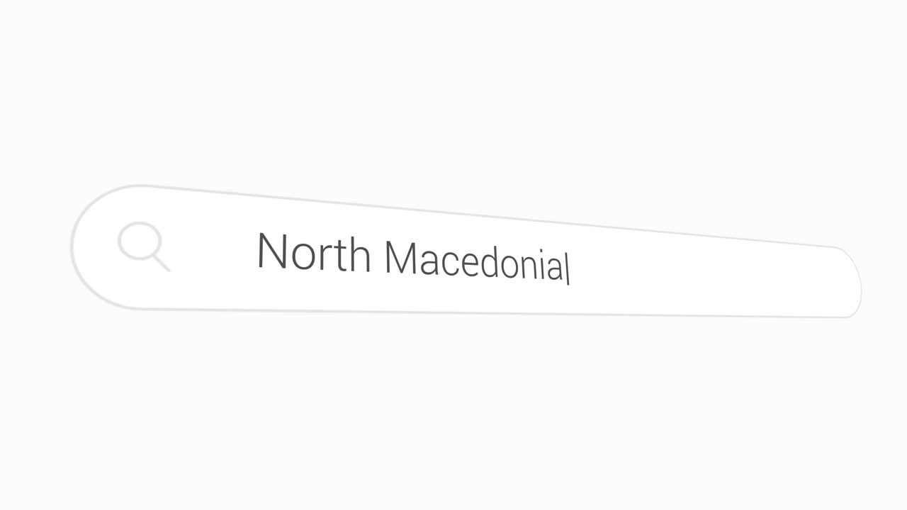 Typing North Macedonia - Landlocked Country in Southeast Europe