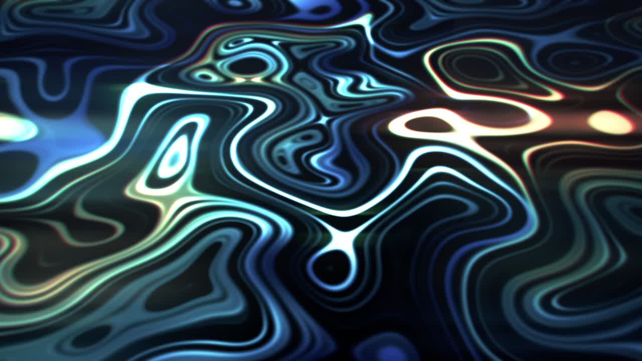 Abstract waves color animation concept