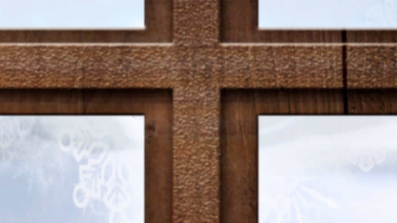 창문 을 통해 볼 수 있는 사 ⁇  과 함께  ⁇ 매 를 타고 있는 산타클로스 의 애니메이션