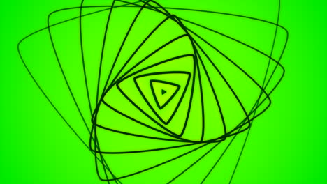 patrón de triángulos verdes abstractos
