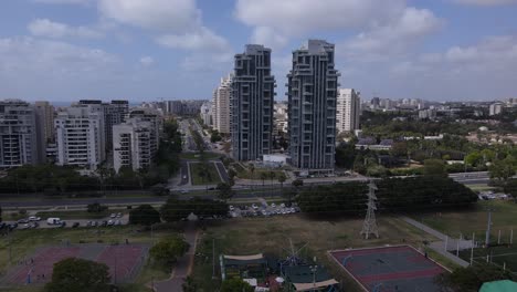 residents enjoying leisure time at yarkon park, tel-aviv, israel