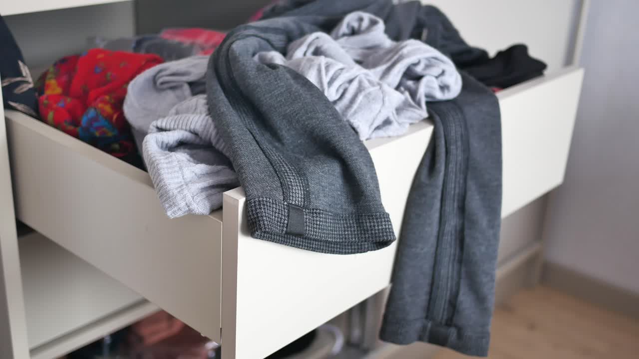Messy Clothes Drawer