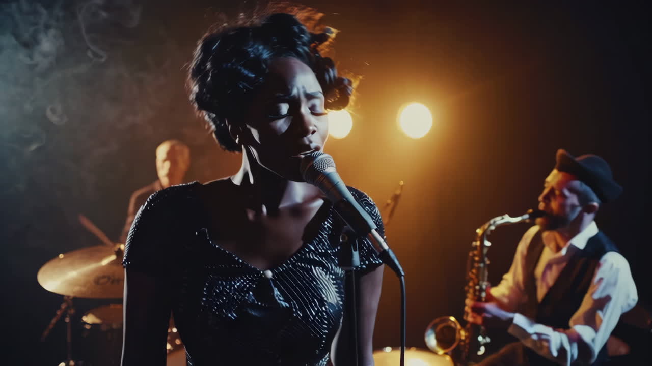 actuación de una banda de jazz