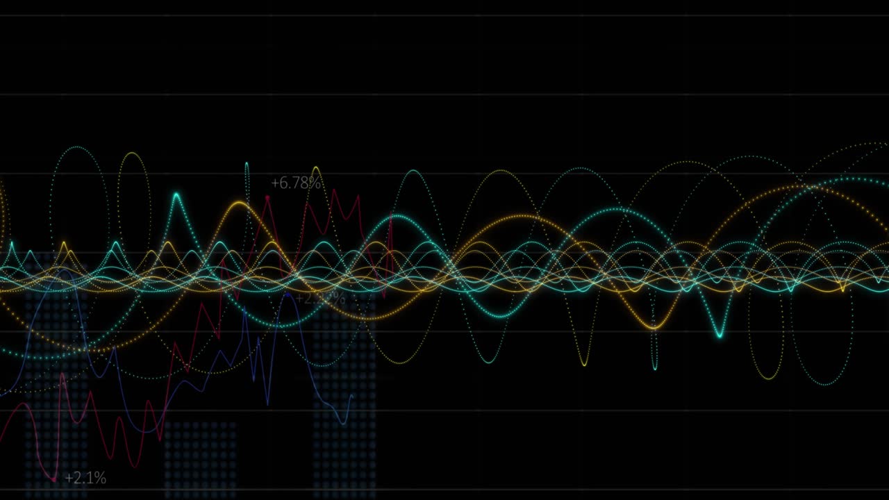 Animation of data processing over digital human