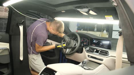 detalles del interior de los automóviles