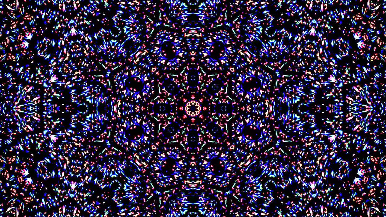 Bright abstract light governing full color, kaleidoscope