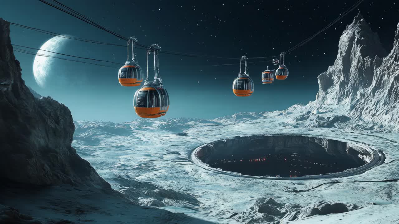 Lunar Cable Car System