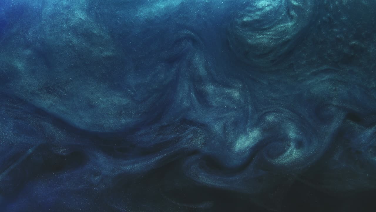 fondo fluido brillante tormenta de mar remolino de niebla azul