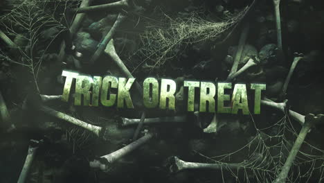 Animation-text-Trick-ad-Treat-on-mystical-horror-background-with-dark-bones