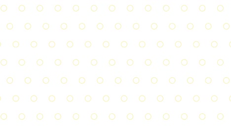 abstract geometric pattern with yellow circles on a white background. trendy color palette motion graphics