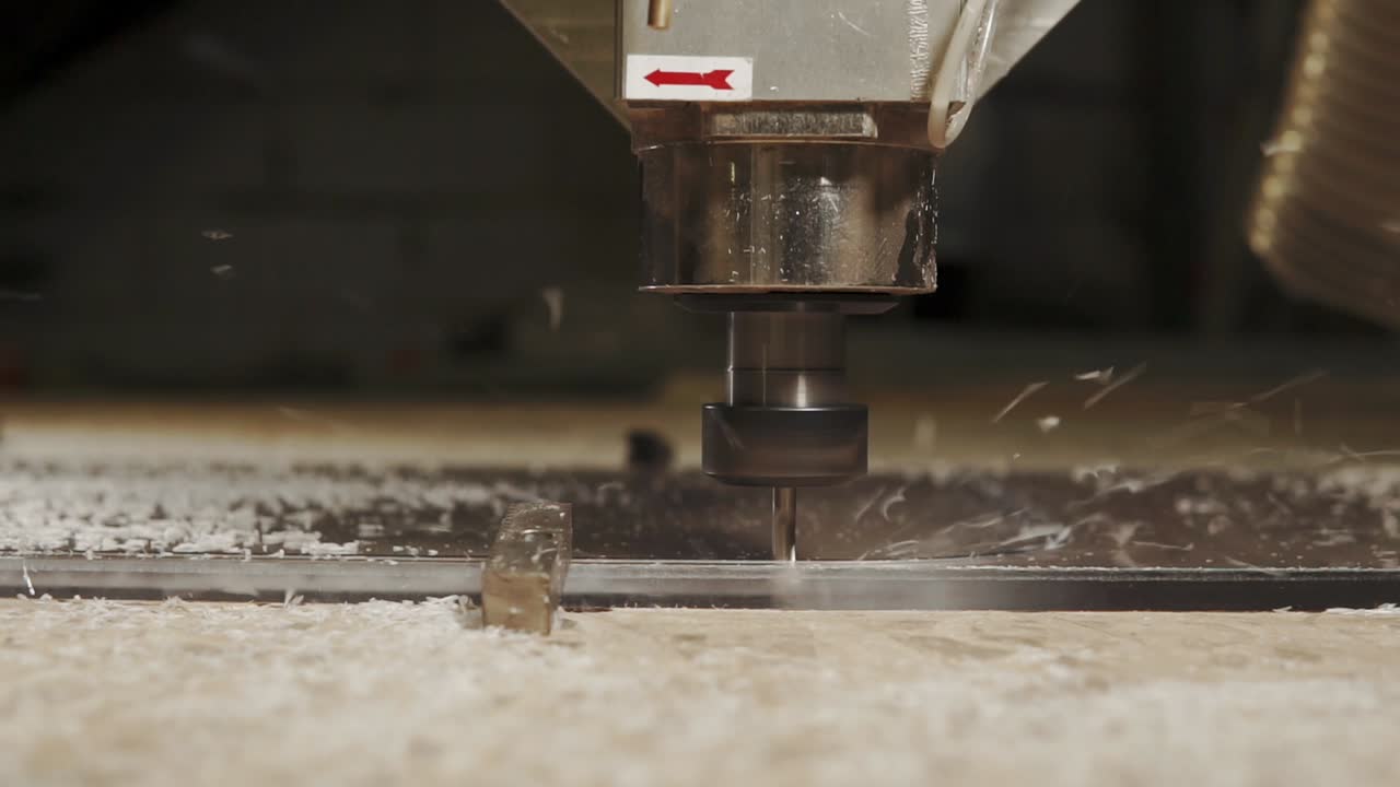 cnc 라우터 기계의 작동