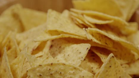 Close-Up-Of-Snacks-Of-Tortilla-Chips-And-Salsa-At-St-Patrick's-Day-Party