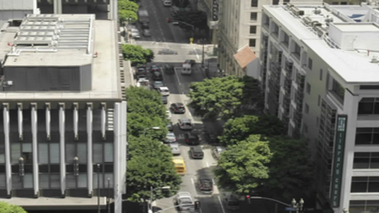 도시를 달리는 교통의 시간 경과 3