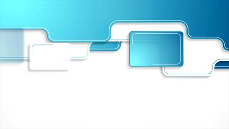 tecnología abstracta azul gris animación de video geométrica