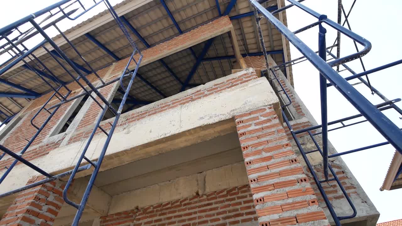 현대 주택 건설 과정 영상