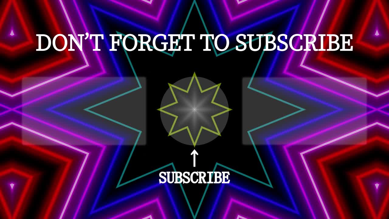 patrón de signo de neón tarjeta de finalización pantalla de finalización gráficos de movimiento