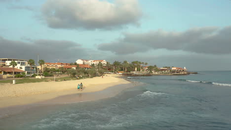 City-of-Santa-Maria,-Cape-vert,-sal-island