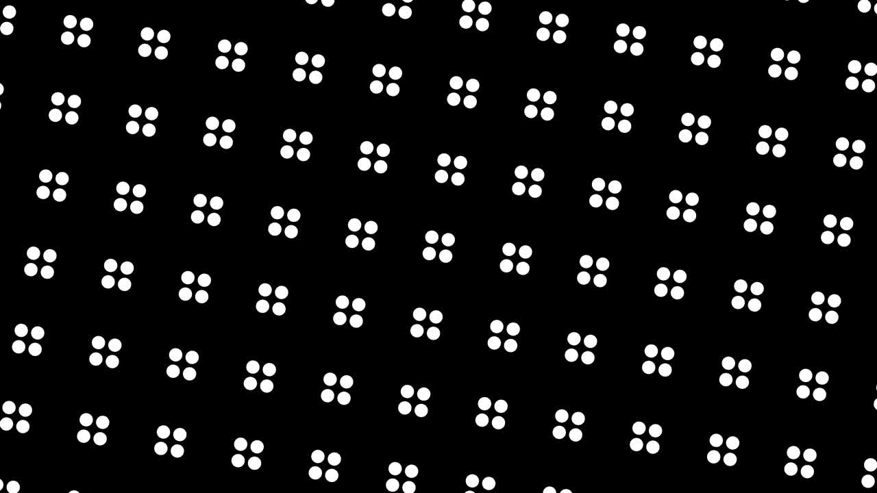 patrón gráfico en blanco y negro con efecto estroboscópico e hipnótico, mientras gira en el sentido de las agujas del reloj y aumenta de tamaño.