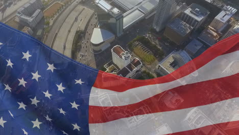 video della bandiera americana
