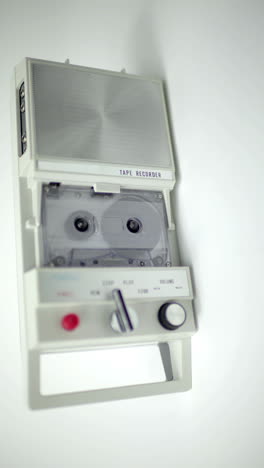 cassette tape in vertical