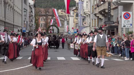 brass band rosenheim at the annual grape festival, meran - merano, south tyrol, italy (part 1 of 2)