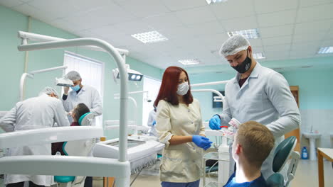 dental students training session