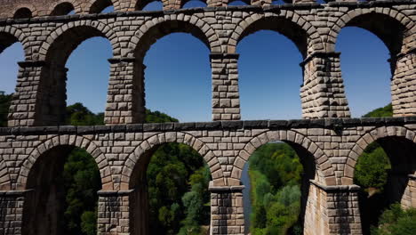 ancient roman aqueduct in france
