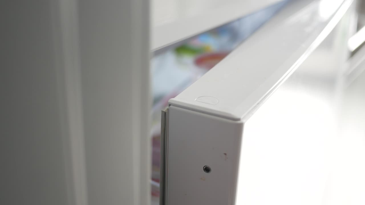 открытая дверь холодильника