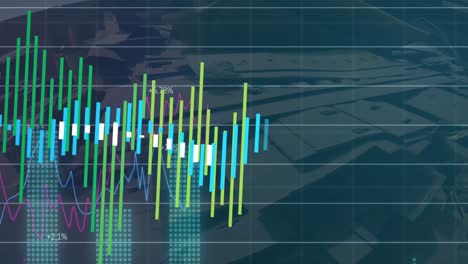 Animación-Del-Procesamiento-De-Datos-Estadísticos-Frente-A-La-Vista-Del-Depósito-De-Chatarra