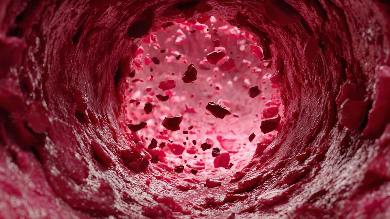 Exploring the Intricate Structures and Dynamics Within a Blood Vessel: A Detailed View of Flow and Cellular Activity