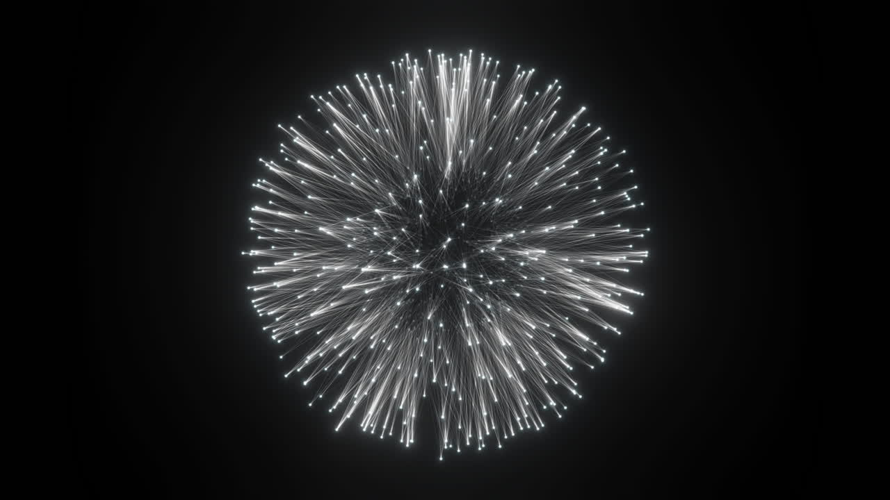 Sfera luminosa astratta