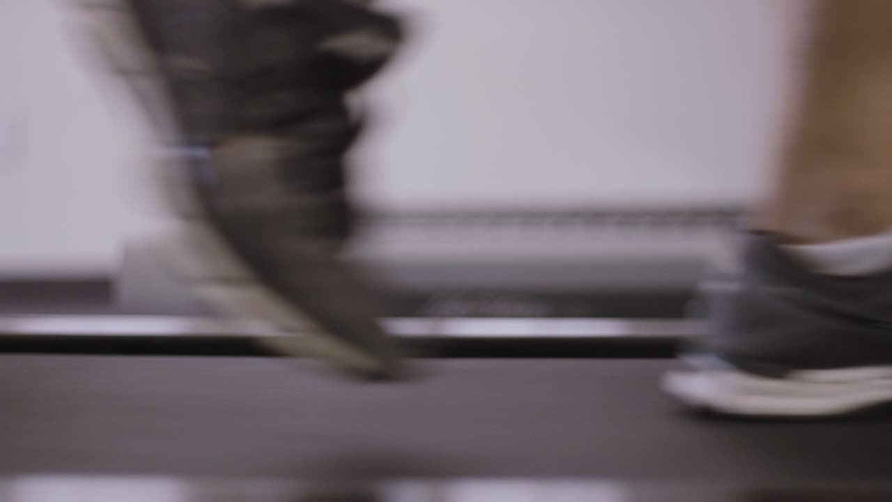 Person Running on a Treadmill