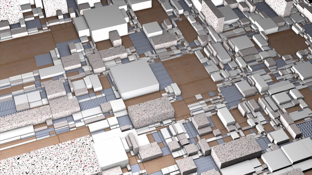 patrón de formas geométricas 3d abstractas