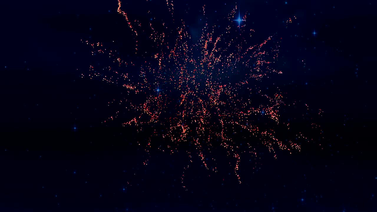 Fireworks in the sky