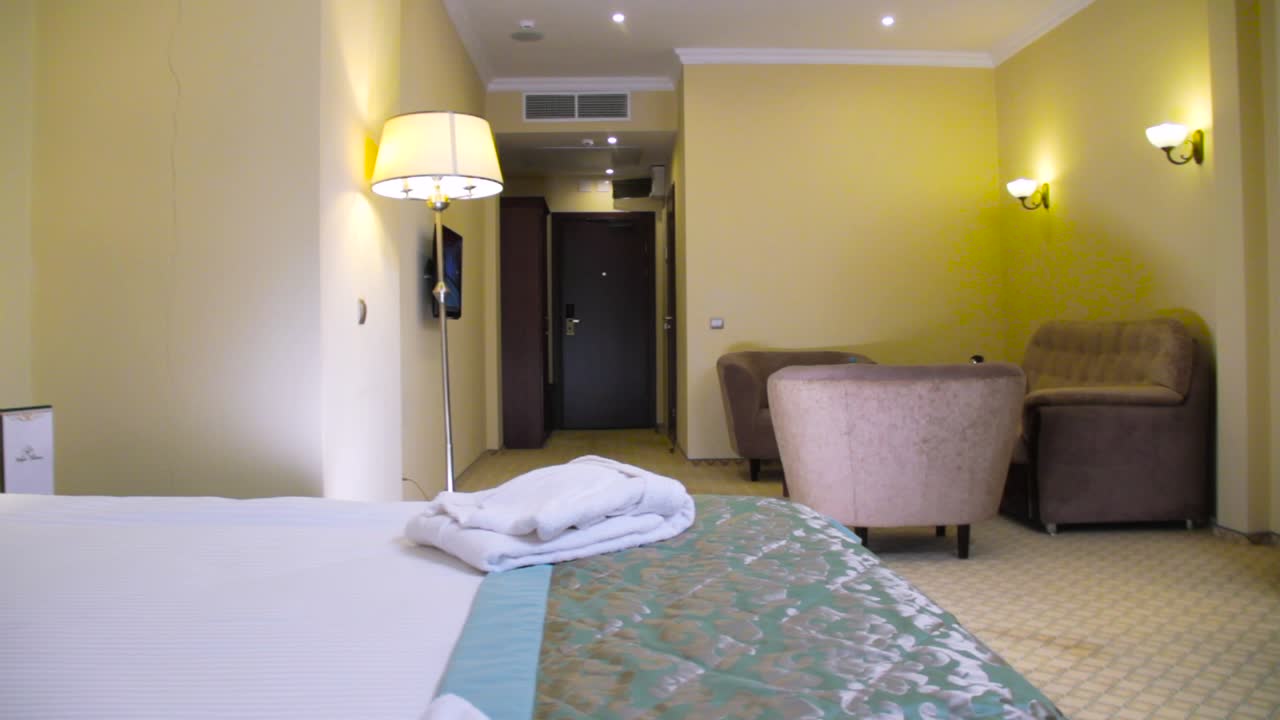 interior de la habitación del hotel