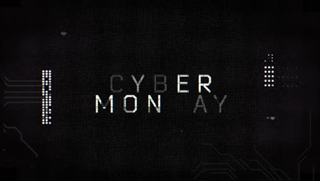 lunes cibernético en la pantalla de la computadora 2