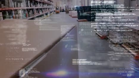 program codes in a warehouse