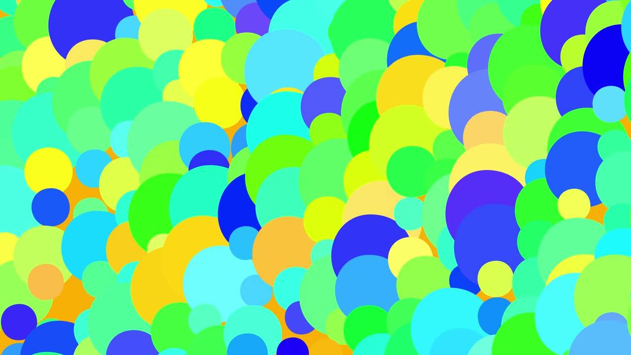 4k animated background of colorful geometric shapes